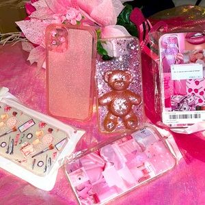 SHEIN Pretty In Pink💕 Phone Cases Bundle of 5️⃣ cases for $10.